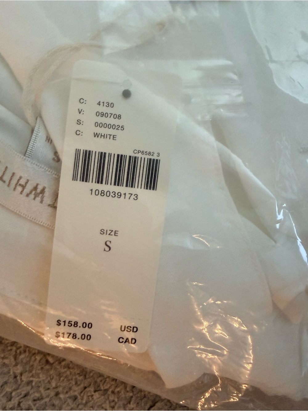 NWT Anthropologie Flat White Embroidered Button-Front Mini Dress Size S - Picture 5 of 6